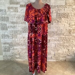 Catherines Paisley Fade Shift Dress
